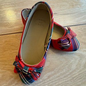 Janie and Jack Plaid Bow Ballet Flat